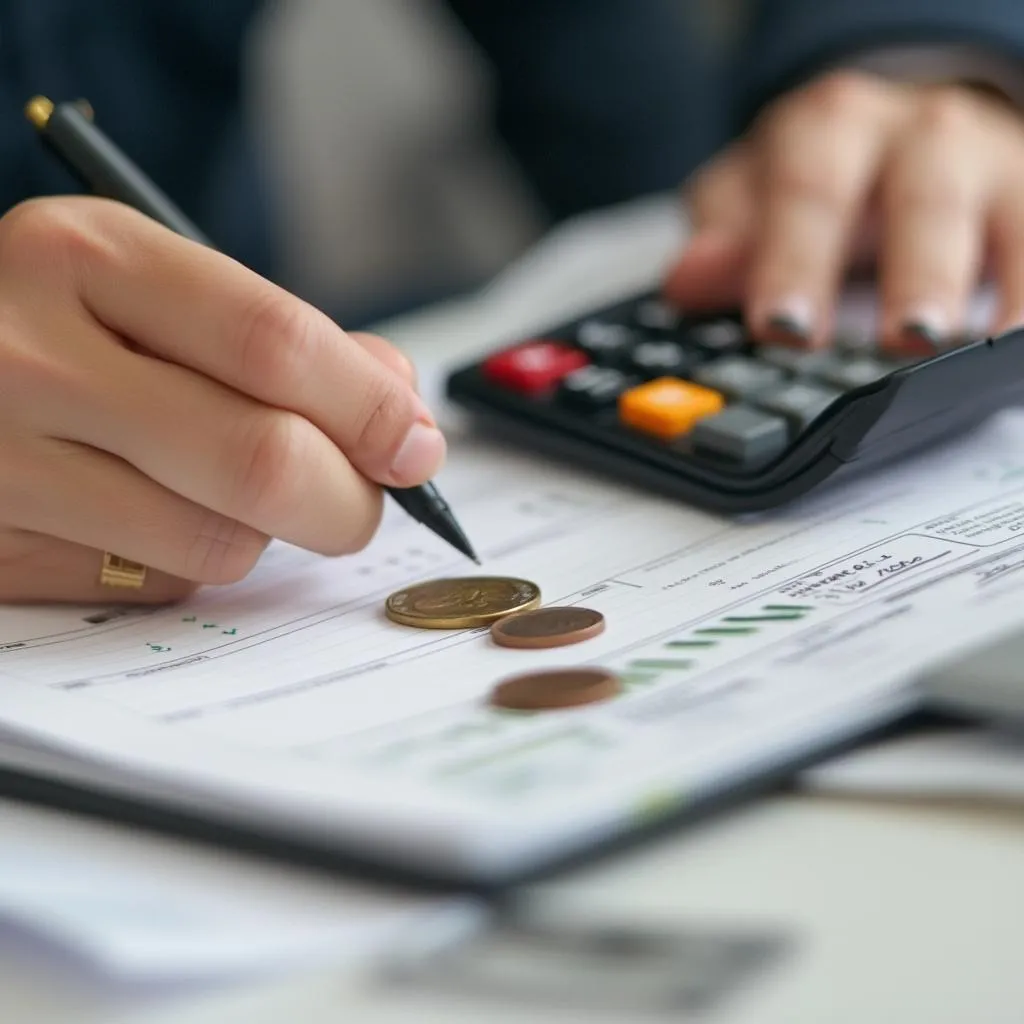 Persona planificando sus finanzas